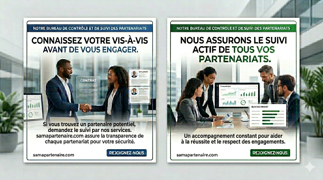 Bannière Bureau de suivi et de contrôle des partenariats 